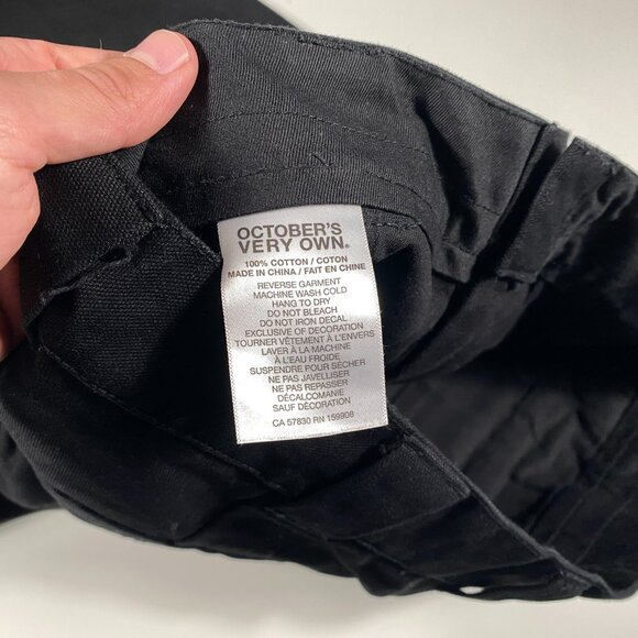 Octobers Very Own Laugh Now Cry Later Heavy Canvas Chino pants black mens 30x31 - Picture 5 of 9